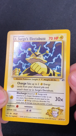 Pokemon - Lt. Surge's Electabuzz (6/132) - Unlimited Holofoil - Gym Heroes (G1) - Image 2