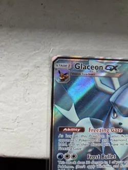POKEMON Glaceon GX (Full Art) 141/156 Sm-Ultra Prism Holo NM ULTRA RARE - Image 2