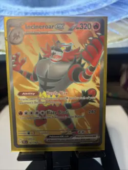 Pokemon TCG Incineroar EX 187/162 Temporal Forces Ultra Rare Full Art - Image 1