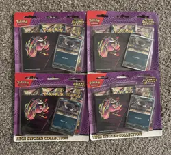 Pokemon Ascended Heroes - 3 Pack Tech Sticker Collection Gastly - Sealed x4 - Image 1