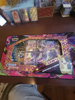 Pokemon TCG Crown Zenith Morpeko V-Union Premium Playmat Collection! - Image 1