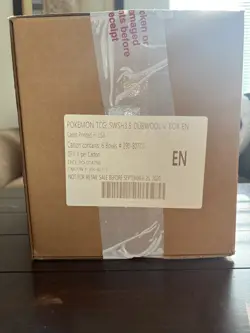 Pokemon Champion's Path Dubwool V Box Case Of 6 Boxes - Image 1