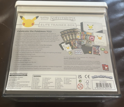 Pokemon 25th Anniversary Celebrations SEALED Elite Trainer Box with Target case! - Image 4