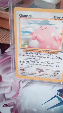 Pokemon TCG Chansey 31/105 Neo Destiny 90HP Uncommon Regular Unlimited Basic - Image 1