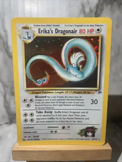 Pokemon 2000 Gym Heroes Erika's Dragonair 4/132 Holo - Image 2