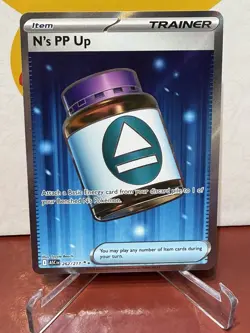 N's PP Up 262/217 Full Art Ultra Rare Pokemon Ascended Heroes ENGLISH NM - Image 1