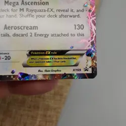 Pokemon TCG Shiny Rayquaza EX XY69 Ultra Rare Black Star Promo 2015 NM - Image 4