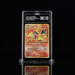 2021 Pokemon Japanese 25th Anniversary Charizard Holo 001 TAG 10 Gem Mint - Image 1
