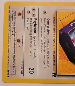 Pokemon TCG Porygon 48/82 Team Rocket Regular - Image 4