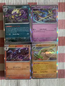 Pokemon Phantasmal Flames Build & Battle Sealed Promo Packs set of four - Image 1