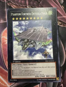Phantom Fortress Enterblathnir PRIO-EN053 Rare 1st Edition MP Yugioh - Image 1