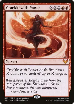 MTG Crackle with Power ** Strixhaven: School of Mages ** English - Image 1