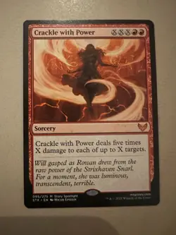 MTG - Crackle with Power - Strixhaven: School of Mages - NM - Image 1