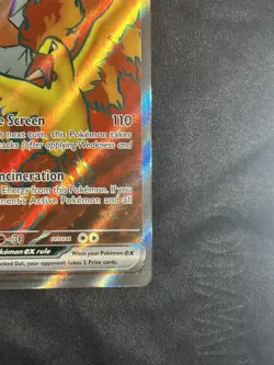 Team Rocket’s Moltres EX 208/182 - Full Art - Destined Rivals - Pokemon TCG- NM - Image 3