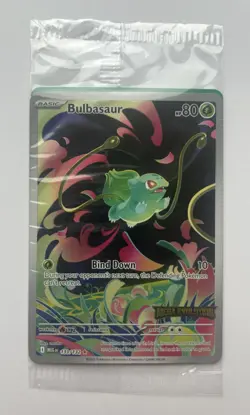Bulbasaur Stamped PROMO 133/132 | Mega Evolutions | SEALED | NEAR MINT | Pokemon - Image 1