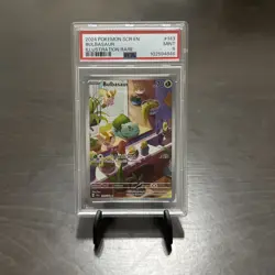 Bulbasaur 143/142 Sv07: Stellar Crown Holo Illustration Rare Pokemon PSA 9 Mint✨ - Image 1