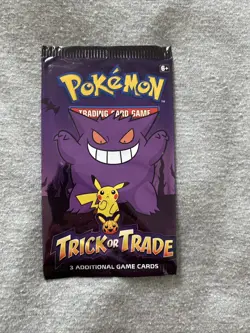 Pokemon Trick Or Trade Booster Pack Halloween Pack NEW SINGLE PACK - Image 1