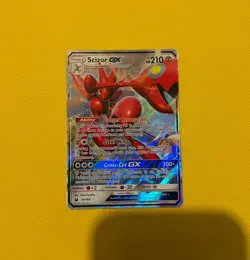 Pokemon Card Scizor GX 90/168 Ultra Rare Celestial Storm Near Mint - Image 1