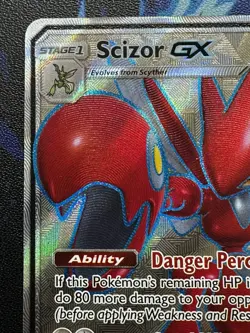 Scizor GX 158/168 Celestial Storm Holo Ultra Rare Full Art Pokemon Card NM - Image 3