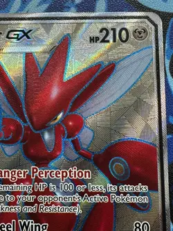 Scizor GX 158/168 Celestial Storm Holo Ultra Rare Full Art Pokemon Card NM - Image 4