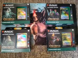 Magic MTG | Lord of the Rings: Tales of Middle-Earth - Commander Deck Set of 4 - Image 1