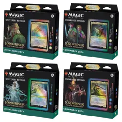 **Sealed Lord of the Rings Tales of Middle Earth Commander Deck Set of 4* MTG - Image 1
