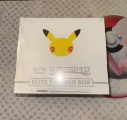 Pokemon TCG Celebrations ETB 25th Anniversary Elite Trainer Box New Sealed 820650809439 - Image 1