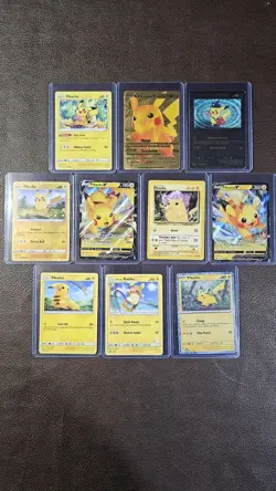Pokemon Pikachu Collection Rare 90s Card - Image 1
