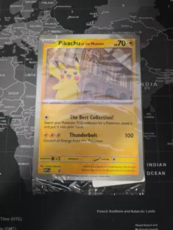 Pikachu At The Museum Pokemon Card Jumbo Promo - Image 1