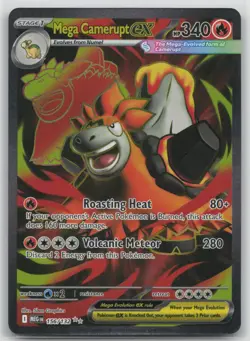 Pokemon Card Mega Camerupt ex Ultra Rare ME01: Mega Evolution 156/132 - Image 1