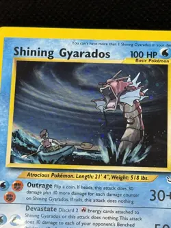 Pokemon TCG Shining Gyarados Holo Neo Revelation Card 65/64 Secret Rare - Image 5