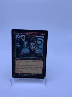 MTG magic cards 1x Night's Whisper retro foil Open House promo - Image 1
