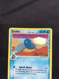 Pokemon Cards: EX Dragon Frontiers Reverse Holo: Swablu 65/101 - Image 2