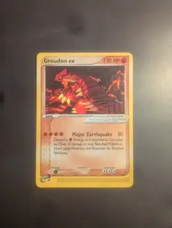 Groudon ex 038 Non Holo Nintendo Black Star Promo Pokemon TCG Card - Image 1