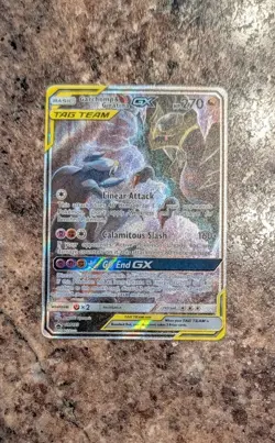 Pokemon TCG Garchomp & Giratina GX SM193 Sun & Moon Promo Pokemon Card - Image 1