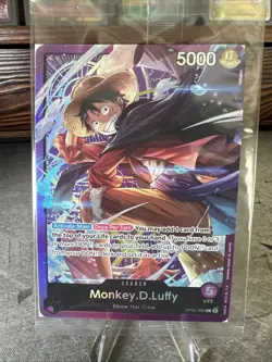 Monkey D Luffy OP05-060 Leader Sound Loader Promo One Piece Card English SEALED - Image 1