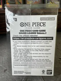 Monkey D Luffy OP05-060 Leader Sound Loader Promo One Piece Card English SEALED - Image 2