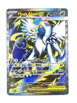Mega Absol ex 161/132 Mega Evolution Ultra Rare UR Holo Pokemon TCG Card - Image 1