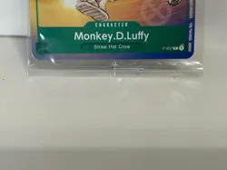 2023 One Piece P-037 Monkey.D.Luffy Gen Con 2023 Luffy Foil Promo Card SEALED - Image 4