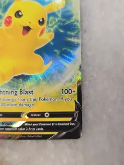 Pikachu V SWSH198 - Ultra Rare Holo Promo Pokemon Card - Near Mint (NM) - Image 4