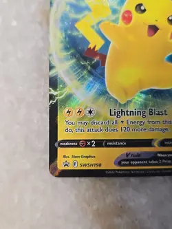 Pikachu V SWSH198 - Ultra Rare Holo Promo Pokemon Card - Near Mint (NM) - Image 5