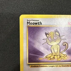 Pokemon TCG Dutch LP Meowth 56/64 Jungle Common Card Vintage WOTC - Image 2