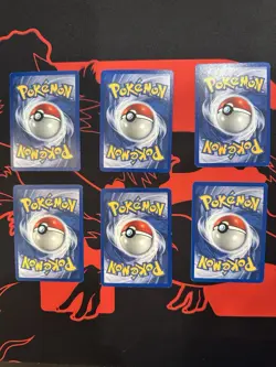 Lot Of 6 Old Vintage Team Rocket Pokemon Cards WOTC Squirtle Meowth Ponyta NICE! - Image 2