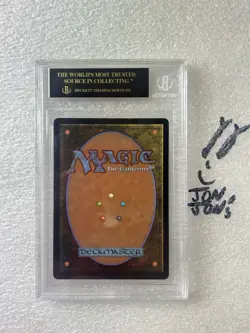BGS 10 MTG Zidane Tantalus Thief Foil FIN Borderless FF9 Pristine BLACK LABEL - Image 2