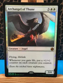 MTG - Archangel of Thune. Iconic Masters. Foil Mythic - White Creature - Angel. - Image 1
