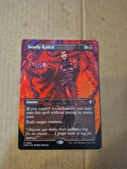 Deadly Rollick (Borderless) Commander Masters Regular - Image 1