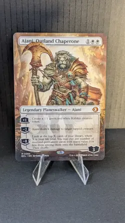 Ajani Outland Chaperone (Borderless) - Lorwyn Eclipsed (ECL) M 0284 Mythic - Image 1