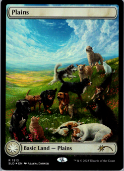 Plains () Foil from Secret Lair Drop Series, #1513 in NM condition - Image 1