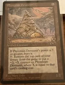 Phyrexian Devourer - Alliances - MTG Rare - LP - Vintage Combo - Image 1