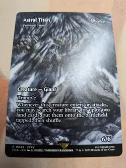 Astral Titan Primeval Titan 0048 Borderless Magic The Gathering Final Fantasy - Image 1